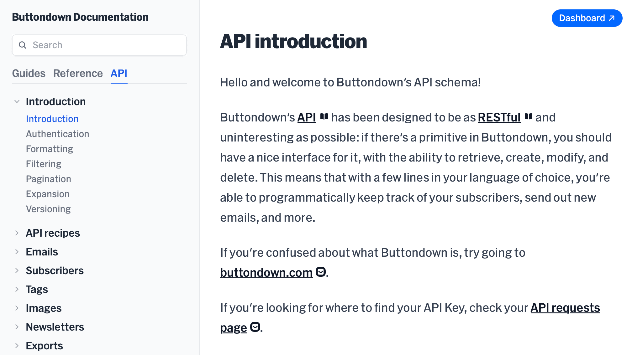 Custom-tailor your stack with our API.