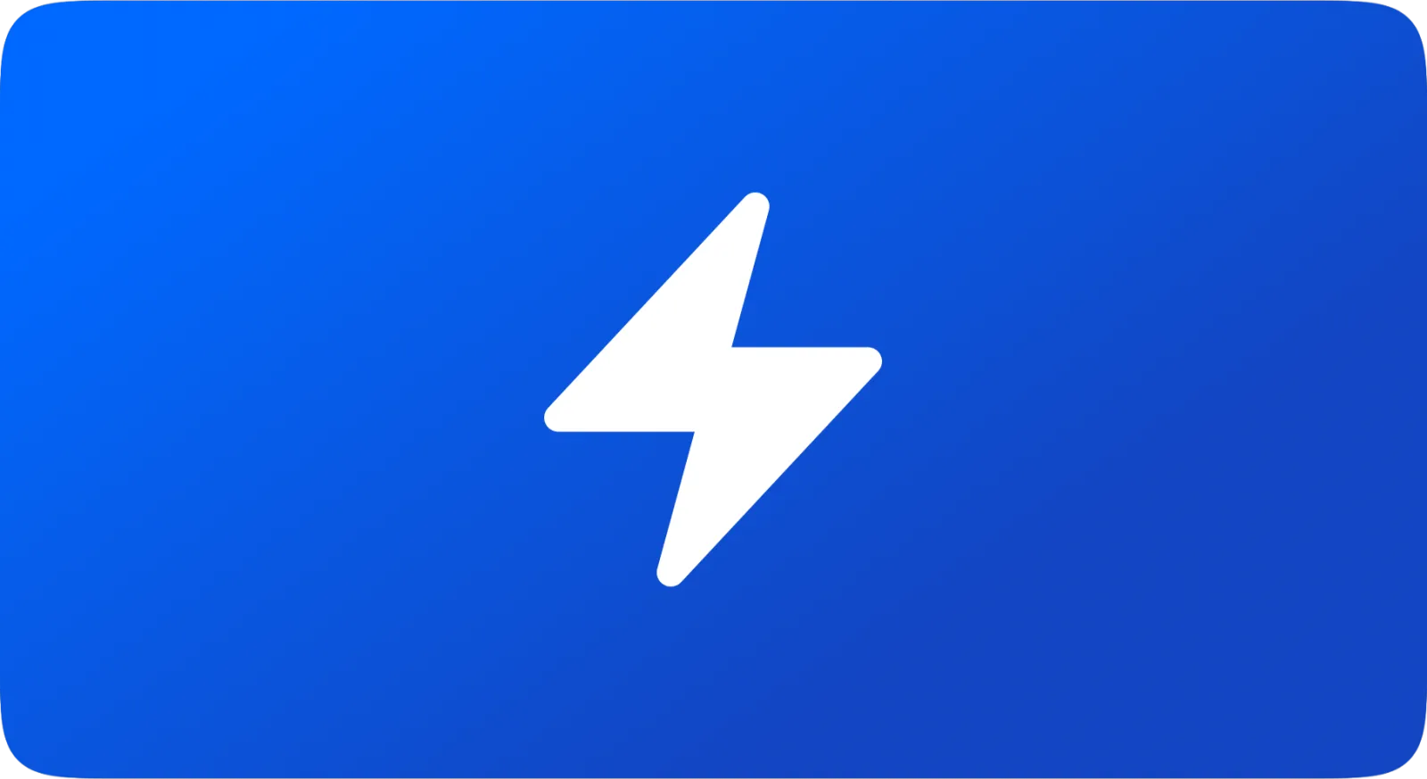 It's literally just a lightning bolt