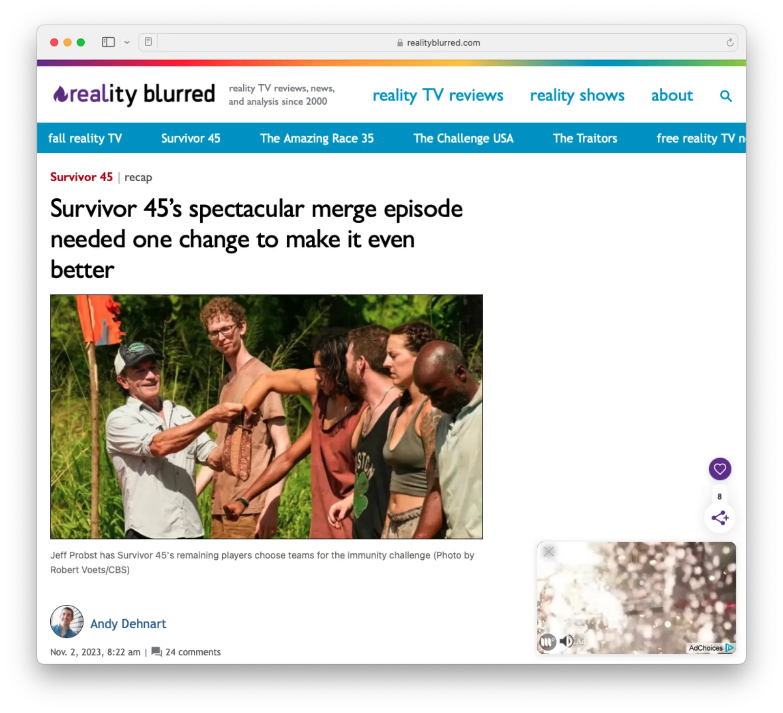 Reality Blurred hosts its own archives and CMS, using Buttondown for the last-mile email delivery.